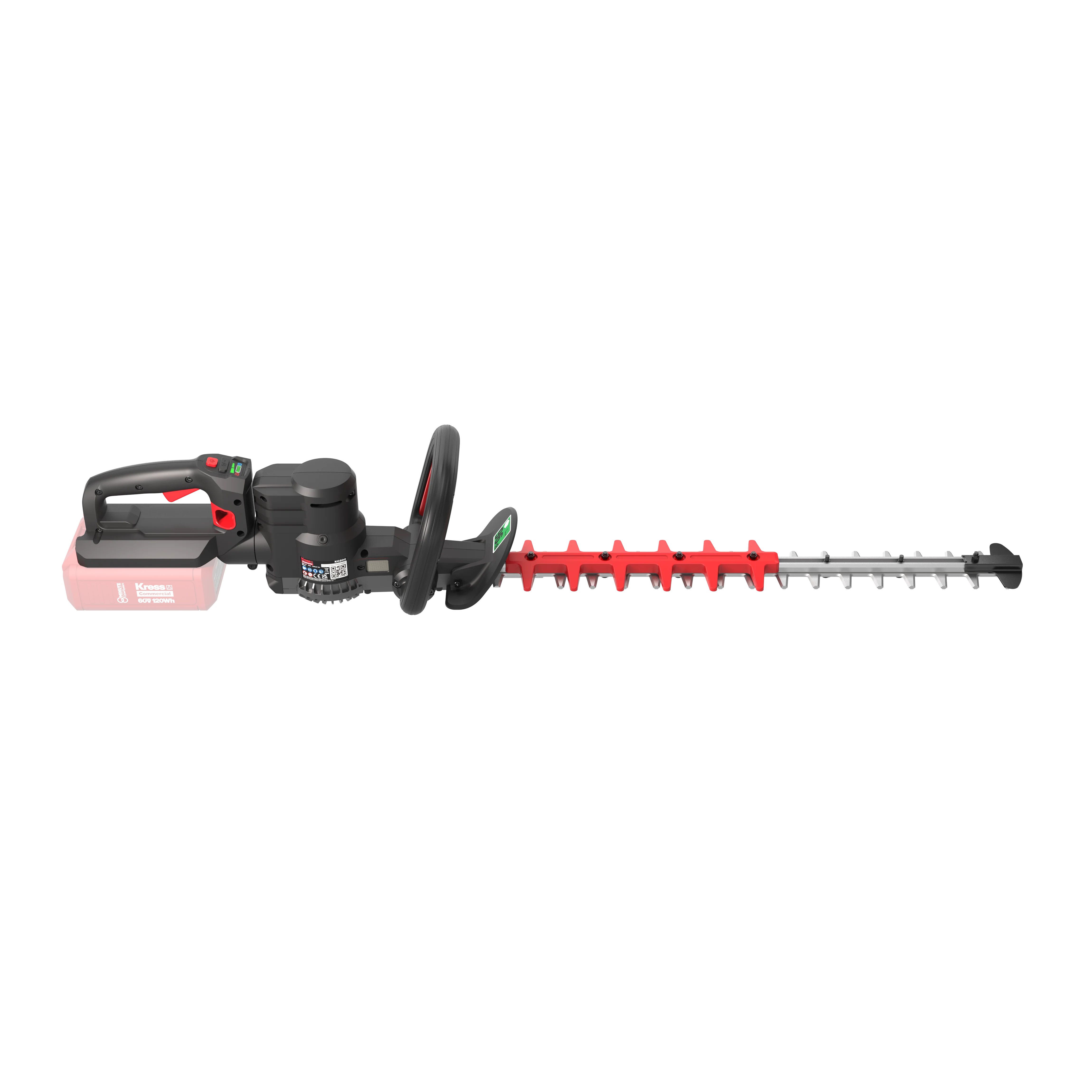 Kress KC200 Commercial Hedge Trimmer - 60V, 63cm/25" Blade - Tool only - Image 4
