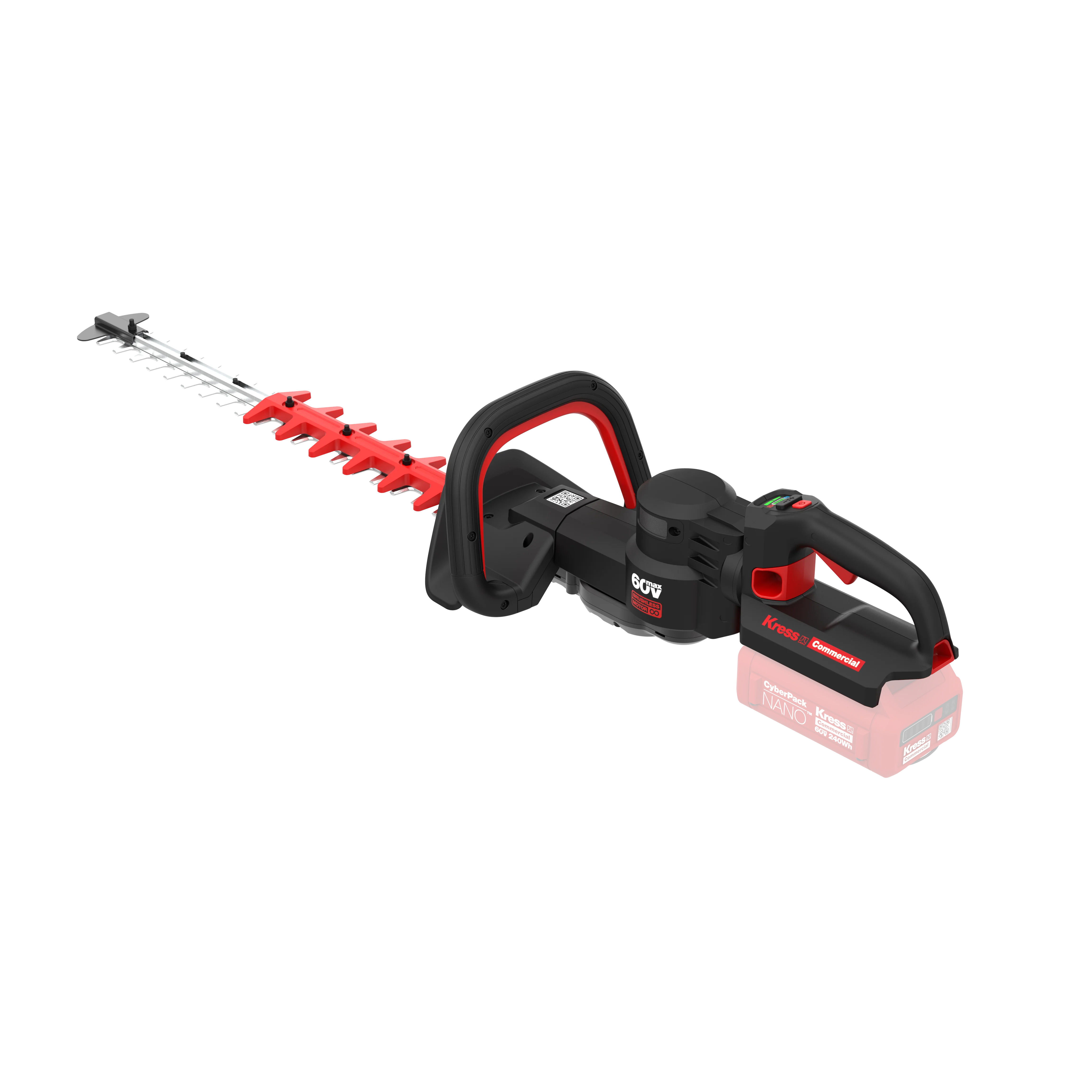 Kress KC201 Commercial Hedge Trimmer - 60V, 63cm/25" Blade - Image 2