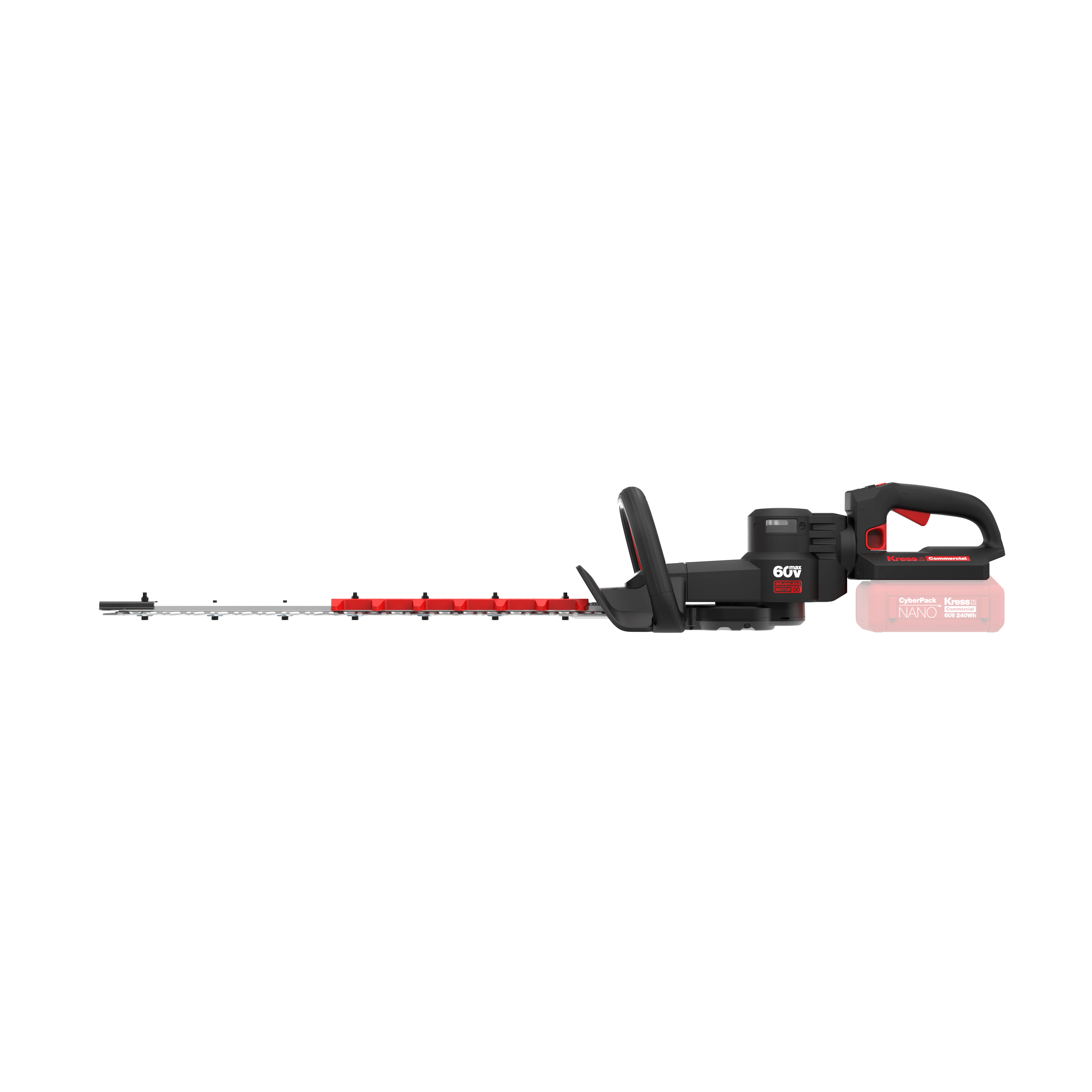 Kress KC201 Commercial Hedge Trimmer - 60V, 63cm/25" Blade - Image 3