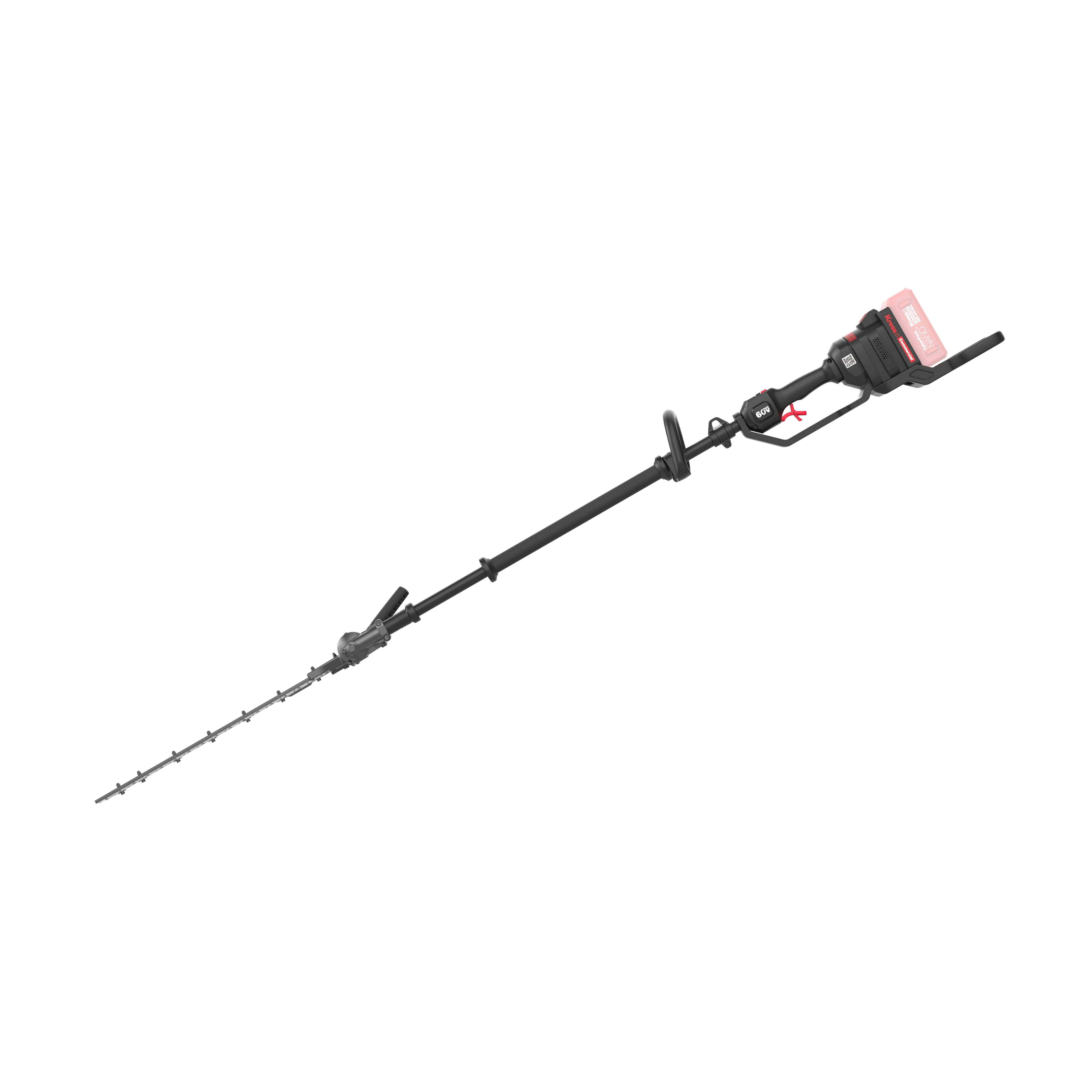 Kress KC240 Commercial 60V 55cm Short Shaft Articulating (145°) Pole Hedge Trimmer - Image 4