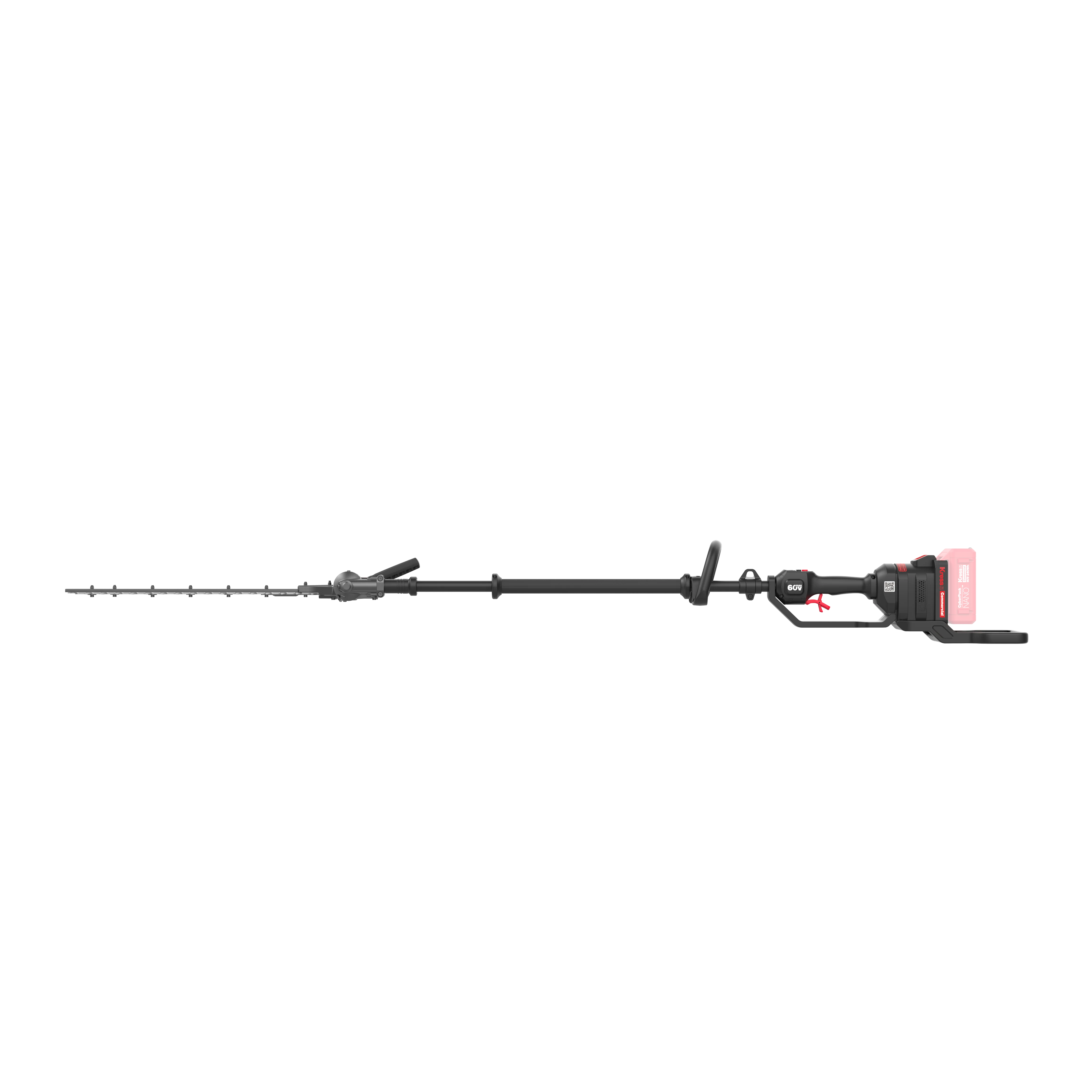 Kress KC240 Commercial 60V 55cm Short Shaft Articulating (145°) Pole Hedge Trimmer - Image 5