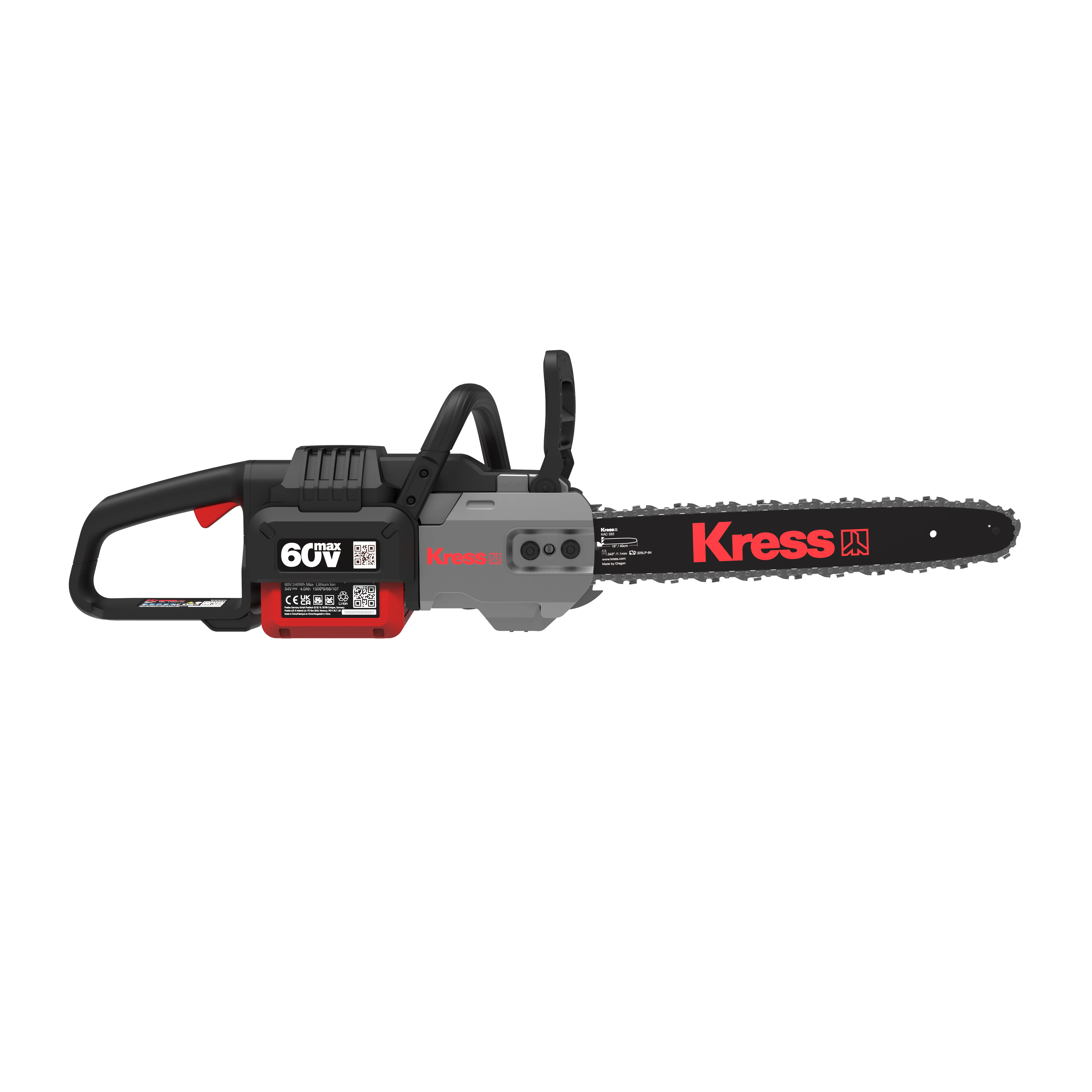 Kress KC300 Commercial Chainsaw - 60V, 40cm/16" Bar - Image 4